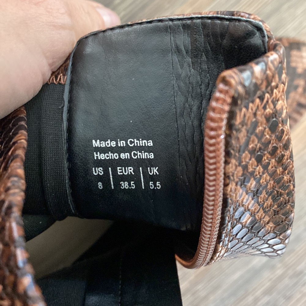 Aldo Python Boots - Size 8 - Picture 9 of 9